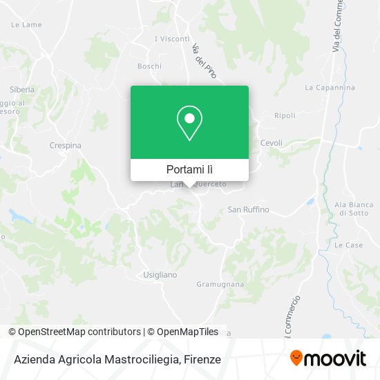 Mappa Azienda Agricola Mastrociliegia