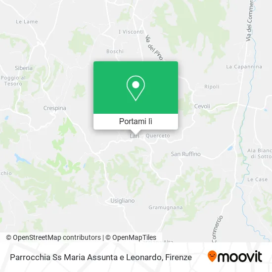 Mappa Parrocchia Ss Maria Assunta e Leonardo