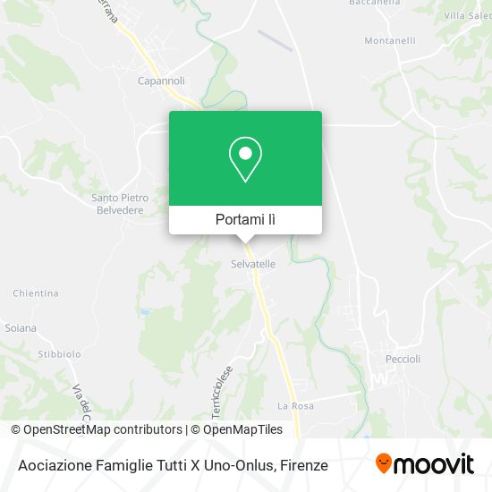 Mappa Aociazione Famiglie Tutti X Uno-Onlus