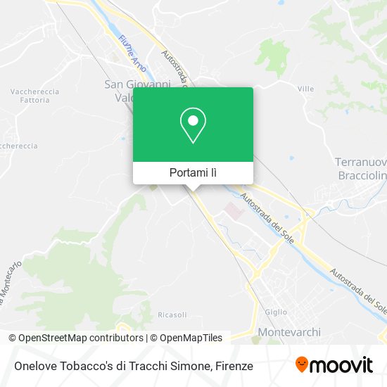 Mappa Onelove Tobacco's di Tracchi Simone