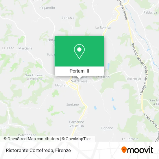 Mappa Ristorante Cortefreda