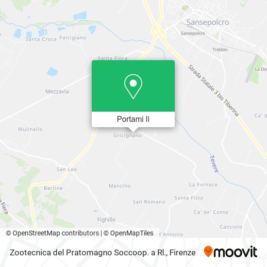 Mappa Zootecnica del Pratomagno Soccoop. a Rl.