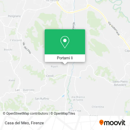 Mappa Casa del Meo
