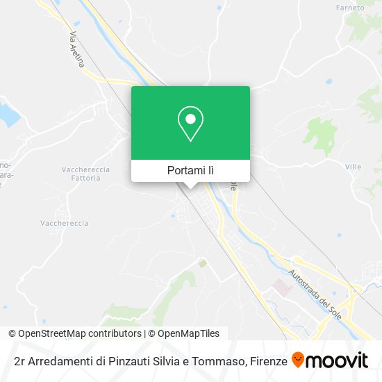 Mappa 2r Arredamenti di Pinzauti Silvia e Tommaso