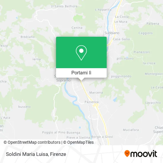 Mappa Soldini Maria Luisa