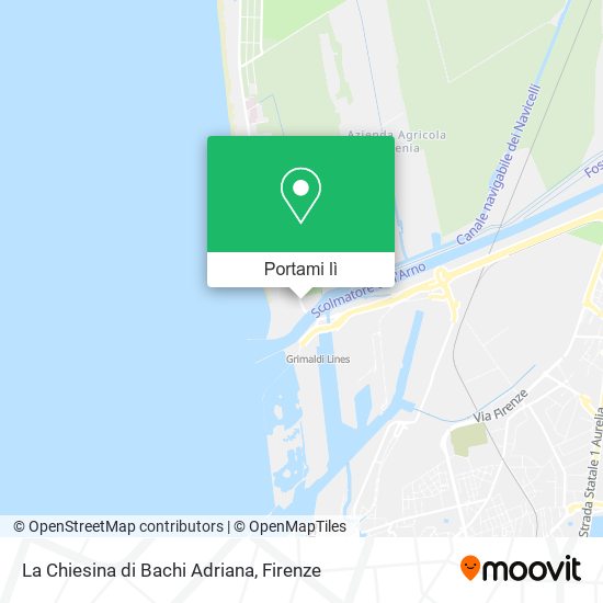 Mappa La Chiesina di Bachi Adriana