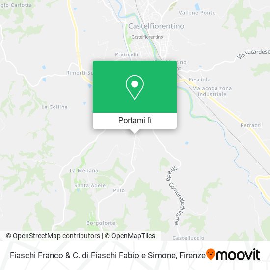 Mappa Fiaschi Franco & C. di Fiaschi Fabio e Simone