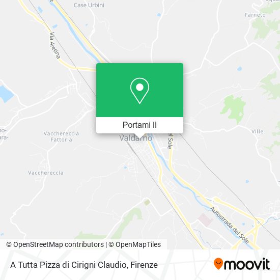 Mappa A Tutta Pizza di Cirigni Claudio