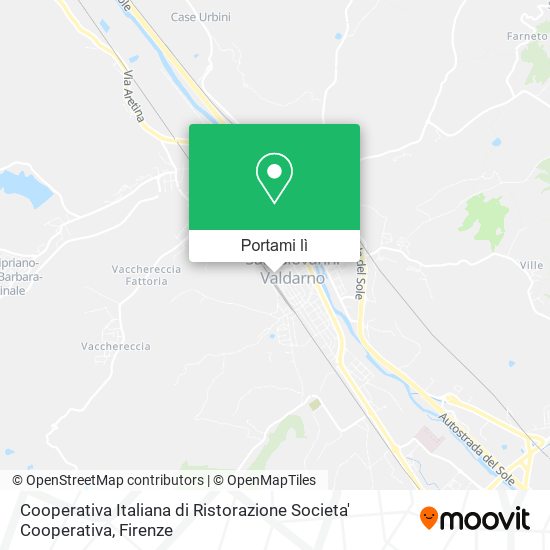 Mappa Cooperativa Italiana di Ristorazione Societa' Cooperativa