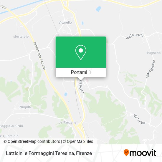 Mappa Latticini e Formaggini Teresina