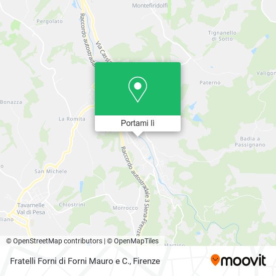 Mappa Fratelli Forni di Forni Mauro e C.