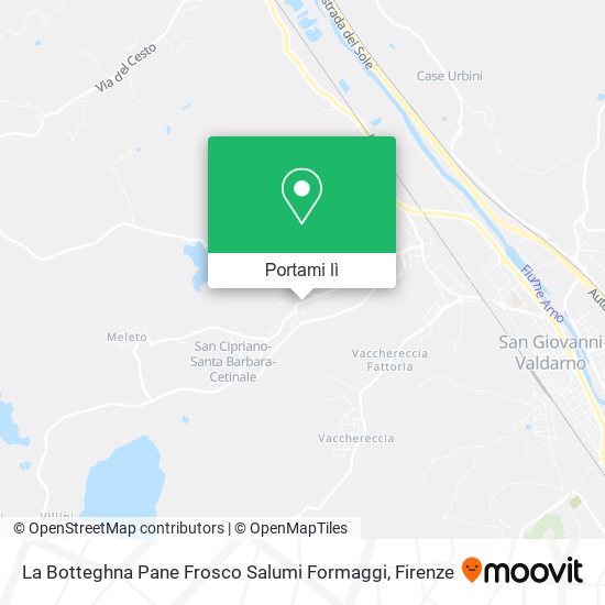 Mappa La Botteghna Pane Frosco Salumi Formaggi
