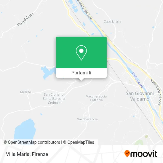 Mappa Villa Maria