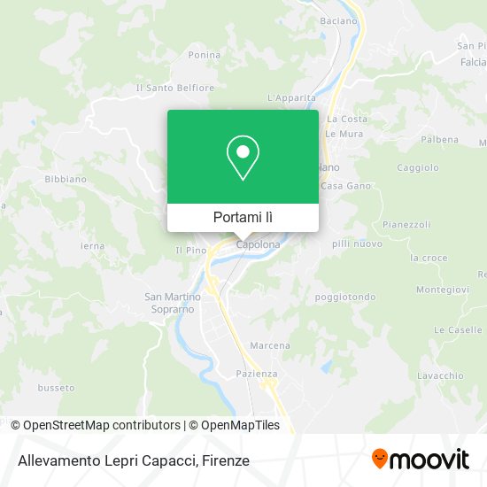Mappa Allevamento Lepri Capacci