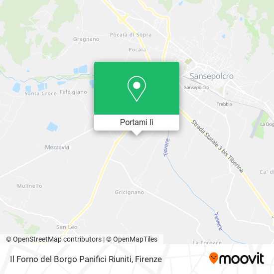 Mappa Il Forno del Borgo Panifici Riuniti