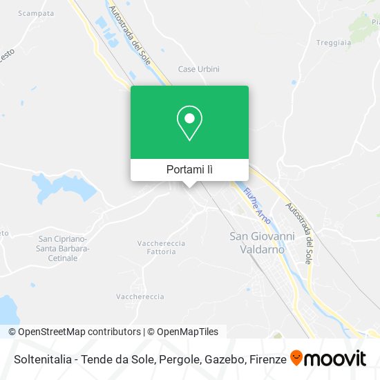 Mappa Soltenitalia - Tende da Sole, Pergole, Gazebo
