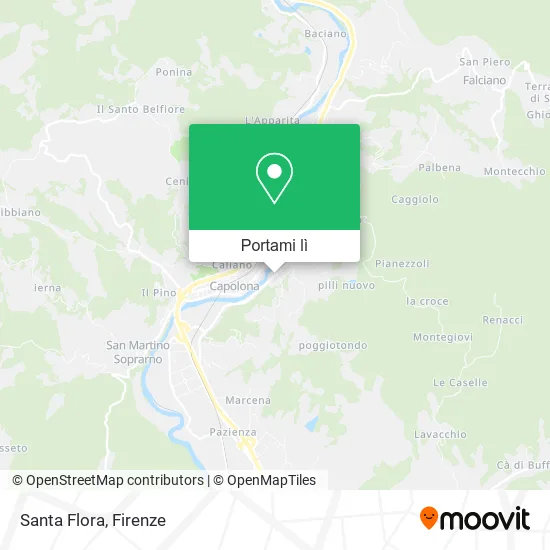 Mappa Santa Flora