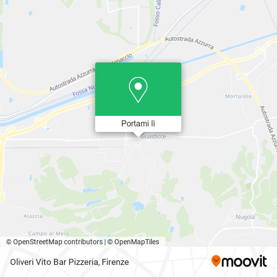 Mappa Oliveri Vito Bar Pizzeria