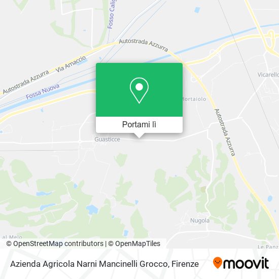 Mappa Azienda Agricola Narni Mancinelli Grocco