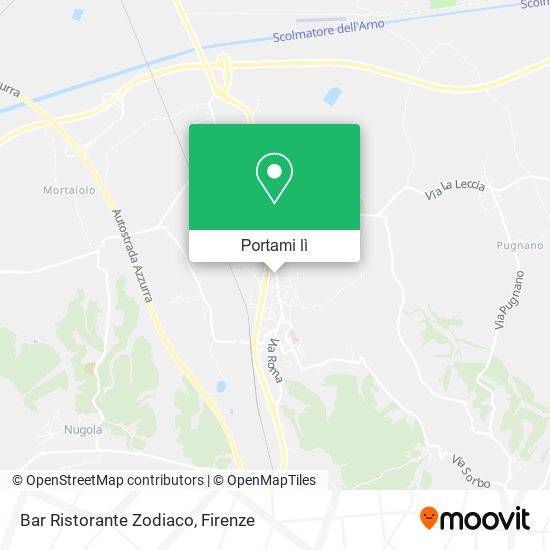 Mappa Bar Ristorante Zodiaco