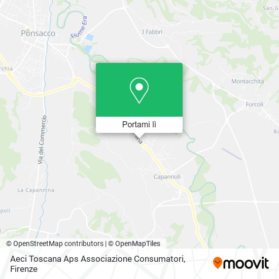 Mappa Aeci Toscana Aps Associazione Consumatori