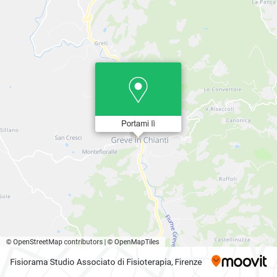 Mappa Fisiorama Studio Associato di Fisioterapia