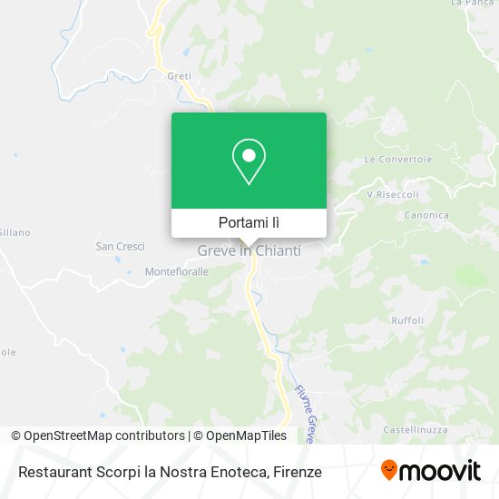 Mappa Restaurant Scorpi la Nostra Enoteca