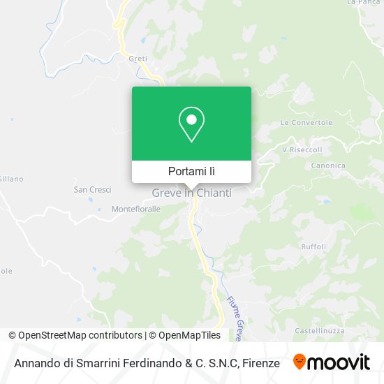 Mappa Annando di Smarrini Ferdinando & C. S.N.C