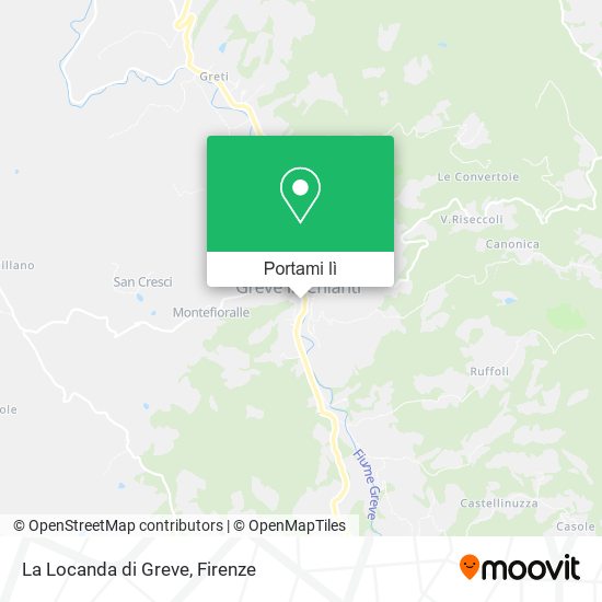 Mappa La Locanda di Greve