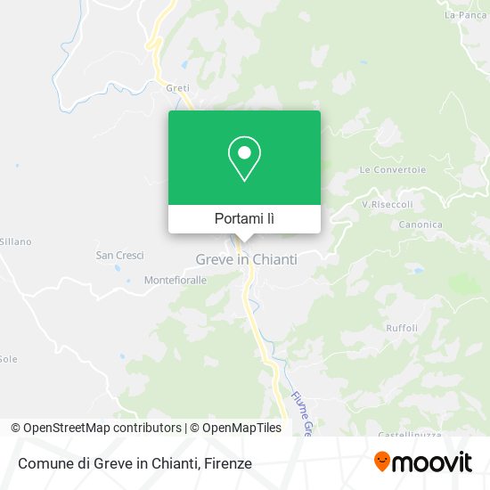 Mappa Comune di Greve in Chianti