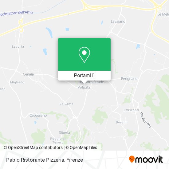 Mappa Pablo Ristorante Pizzeria