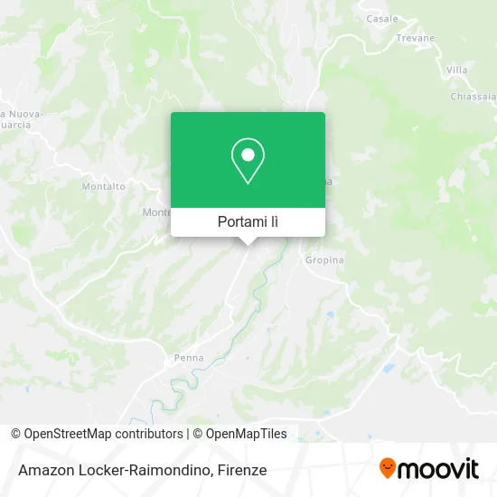 Mappa Amazon Locker-Raimondino