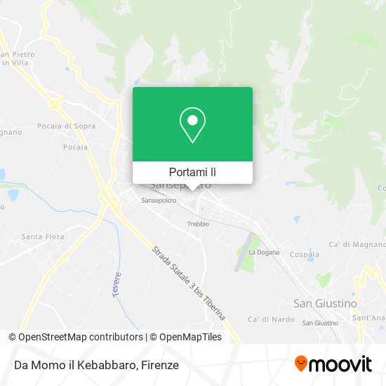 Mappa Da Momo il Kebabbaro