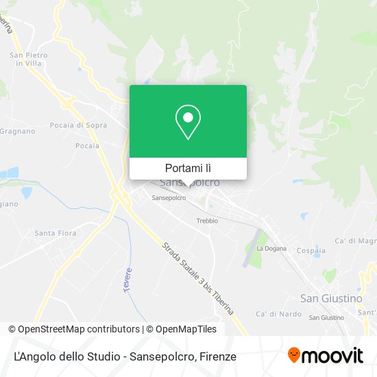 Mappa L'Angolo dello Studio - Sansepolcro