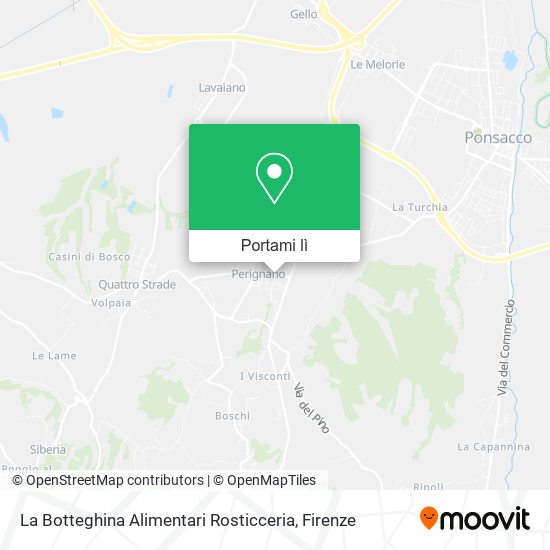 Mappa La Botteghina Alimentari Rosticceria
