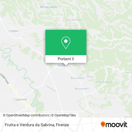 Mappa Frutta e Verdura da Sabrina