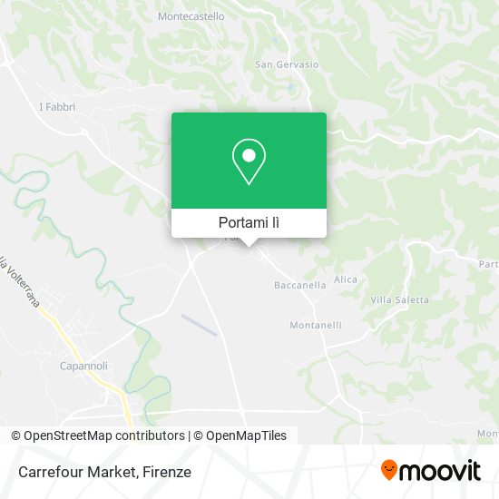 Mappa Carrefour Market