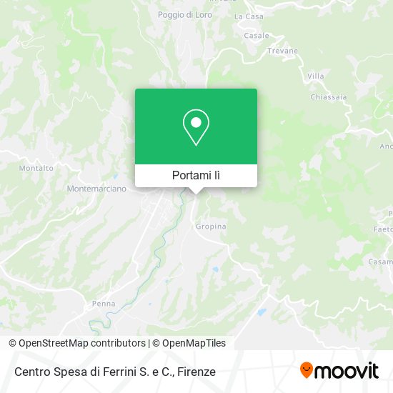 Mappa Centro Spesa di Ferrini S. e C.