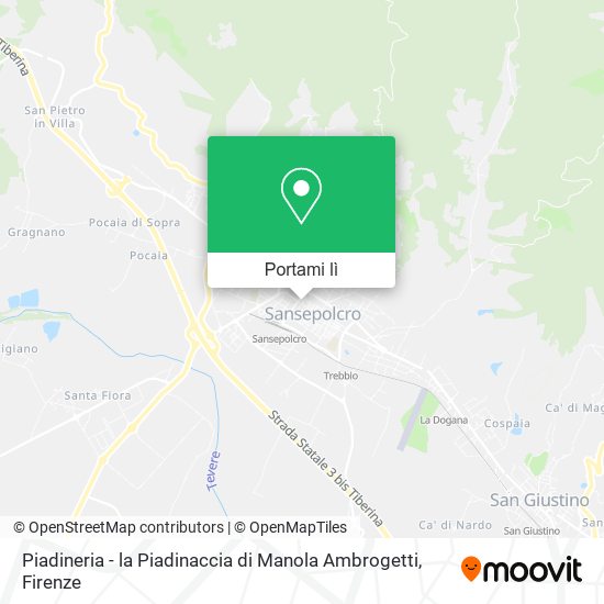 Mappa Piadineria - la Piadinaccia di Manola Ambrogetti