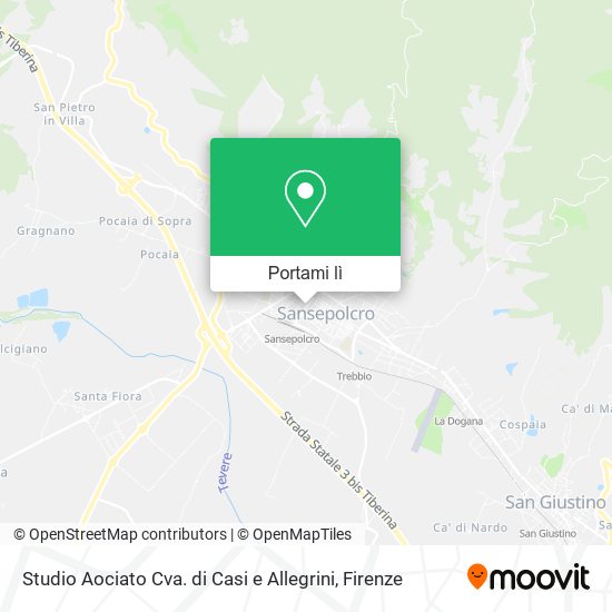 Mappa Studio Aociato Cva. di Casi e Allegrini