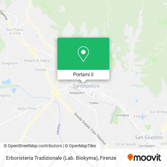 Mappa Erboristeria Tradizionale (Lab. Biokyma)