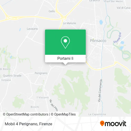 Mappa Mobil 4 Perignano