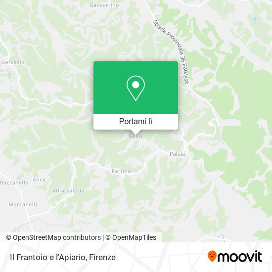 Mappa Il Frantoio e l'Apiario