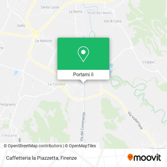 Mappa Caffetteria la Piazzetta