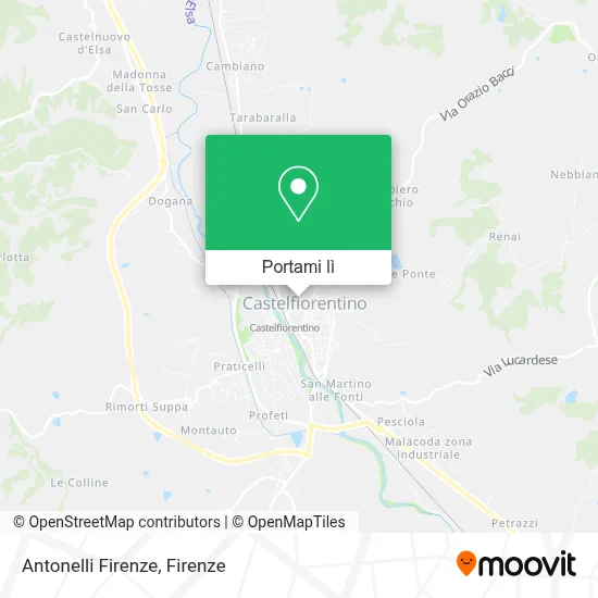 Mappa Antonelli Firenze
