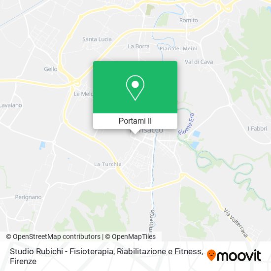 Mappa Studio Rubichi - Fisioterapia, Riabilitazione e Fitness
