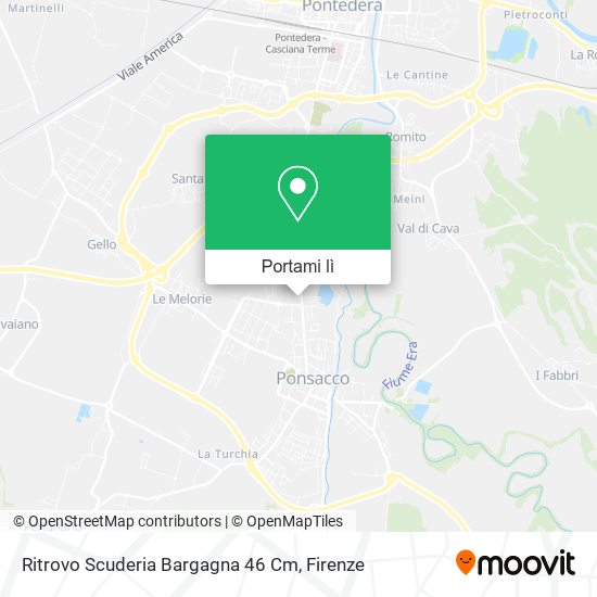 Mappa Ritrovo Scuderia Bargagna 46 Cm