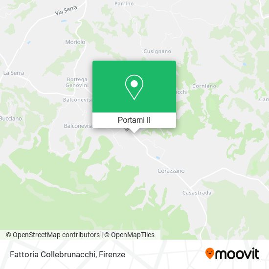 Mappa Fattoria Collebrunacchi