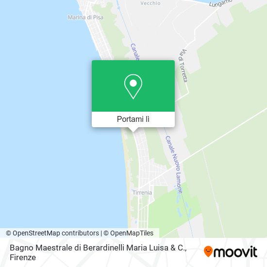 Mappa Bagno Maestrale di Berardinelli Maria Luisa & C.