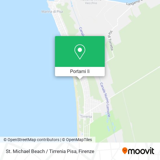 Mappa St. Michael Beach / Tirrenia Pisa